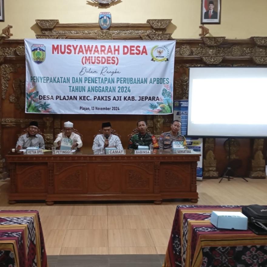 PENYEPAKATAN DAN PENETAPAN PERUBAHAN APBDES 2024